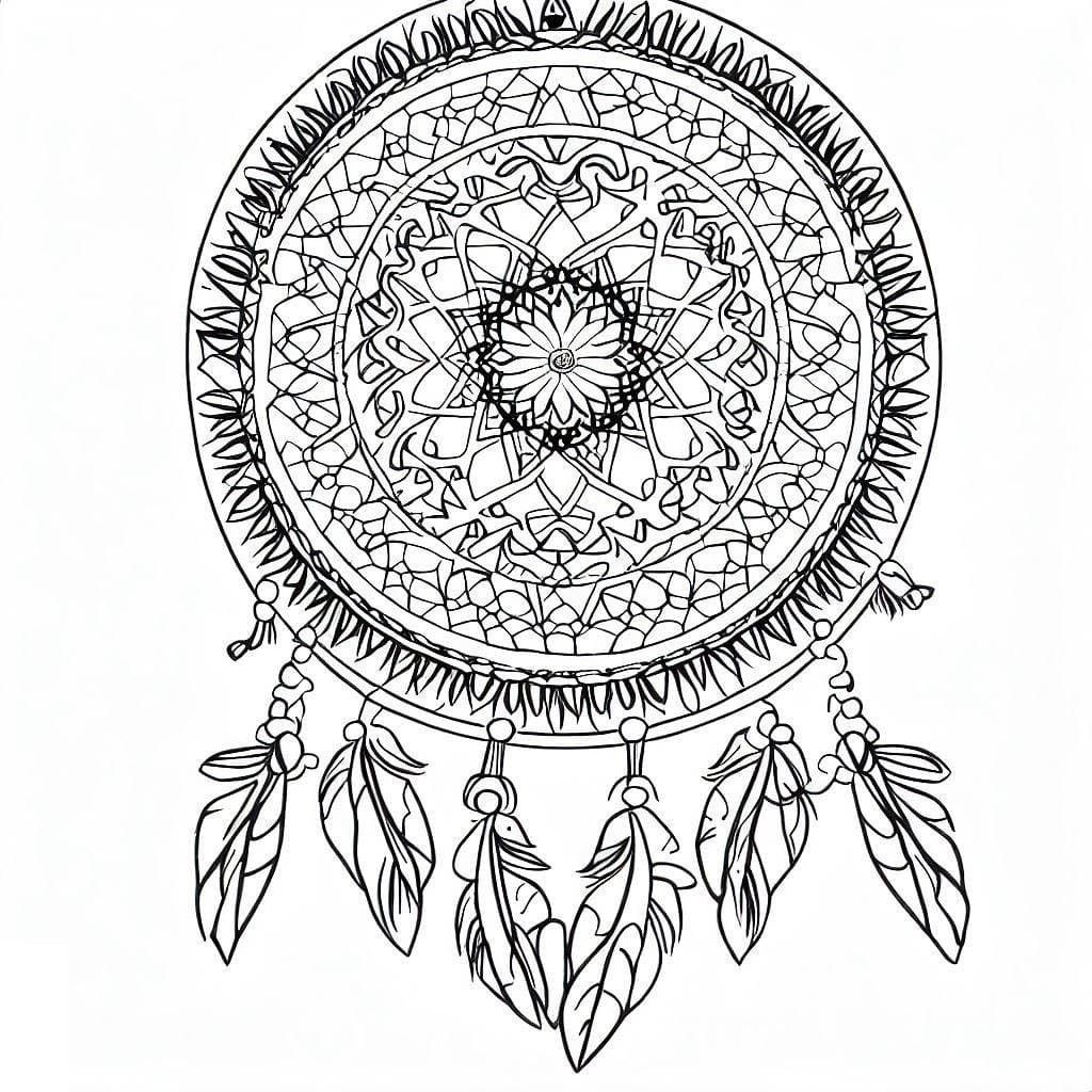Mandalas Attrape rêves 1